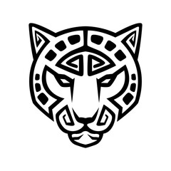 MAYA STYLE JAGUAR HEAD LOGO DESIGN © Noviangraphic