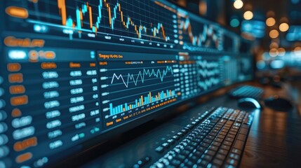 A mesmerizing electronic display glows in the dimly lit room, pulsating with data and beats, inviting us to lose ourselves in the digital soundscape of the night