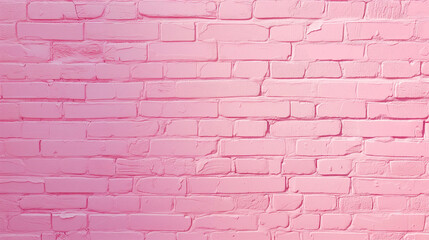Pink Painted Brick Wall Texture Creative Background