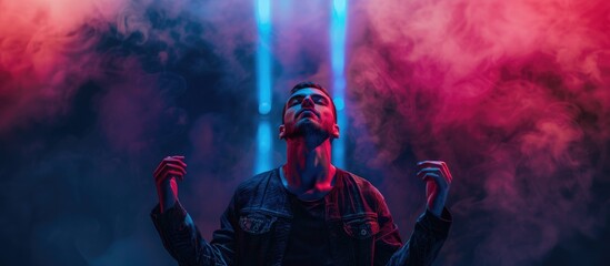 Fototapeta premium Man in worship