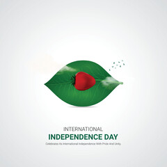 bangladesh independence day. bangladesh independence day creative ads design March 26. social media poster, vector, 3D illustration. 