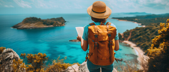 eco-friendly travel, highlight eco-friendly and sustainable summer practices, to appeal to environmentally conscious audiences,generative ai