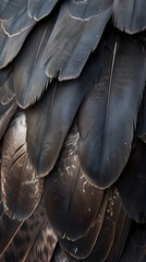 close up of a white bird feathers. ad for national geographic tv programme, or wildlife commercial. Hawk, falcon, eagle, owl