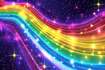 Obraz premium abstract background with glowing lights