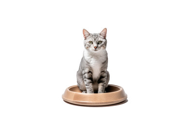 Cute Cat , isolated on transparent background, PNG