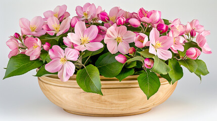 Fototapeta na wymiar Colorful Spring Flowers in Bloom, Primroses and Geraniums, Lush Garden Flora, Bright and Fresh Botanical Scene
