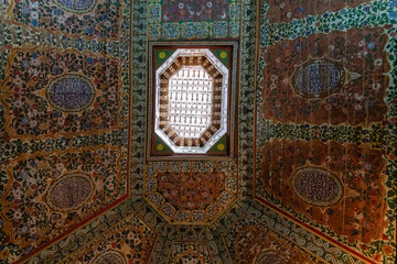 detail of the ceiling of a mosque