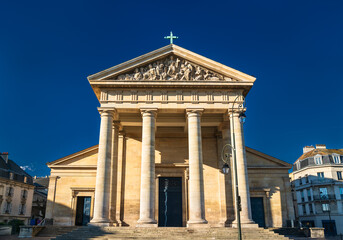 Fototapeta na wymiar Saint Germain Church in Saint-Germain-en-Laye near Paris in Yvelines, France