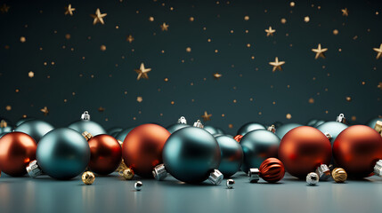 Festive Christmas Banner Background: Seasonal Greetings and Joyful Celebrations
