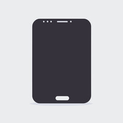 Vector illustration of a smartphone icon flat design
