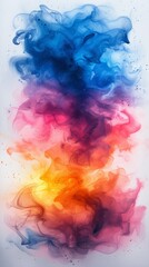 Pastel Watercolor Abstract for Modern Minimalist Background Generative AI