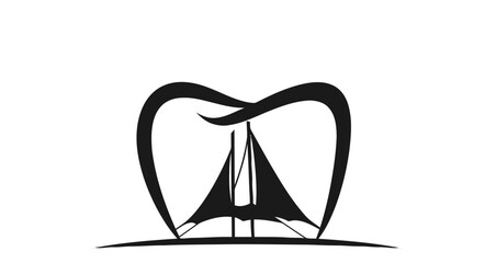 illustration of a teeth logo
