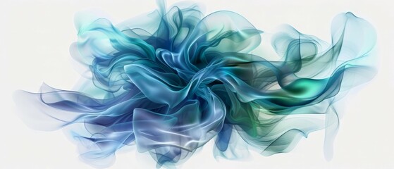 fluid abstract blooming flowers intricate 3D patterns . blooming flowers and Smoke Blooms, Aesthetics colorful floral inspirational tenderness illustration. Generative ai