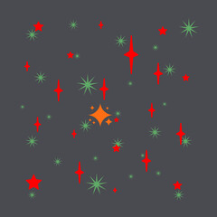 Seamless christmas background, Immerse yourself in a celestial kaleidoscope with these mesmerizing star patterns, perfect for captivating designs that dazzle the senses.