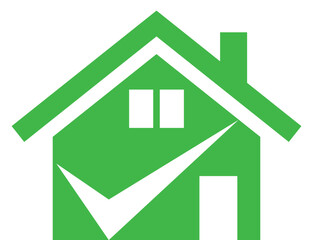 Concept of a home with clean, ecological and environmentally sustainable energy.