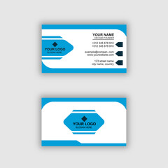 Fototapeta premium Modern simple business name card design vector