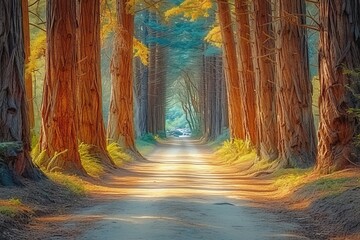The Path Through the Redwood Forest