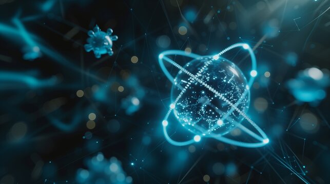 Atom, structure and research, Artificial intelligence and scientific discoveries, a nanostructured core