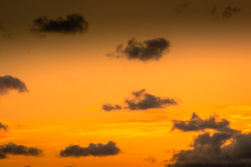 Fototapeta na wymiar Sunset sky background taken in Istanbul