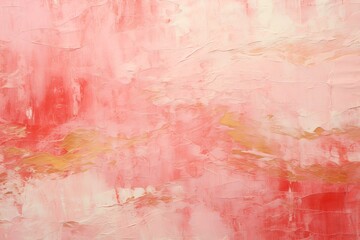 Pink and white abstract painting - obrazy, fototapety, plakaty