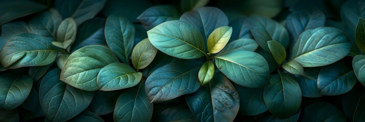 Lush Green Tropical Leaf - Generative AI Concept Generative AI