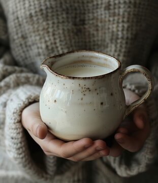 2 ltr white milk pitcher