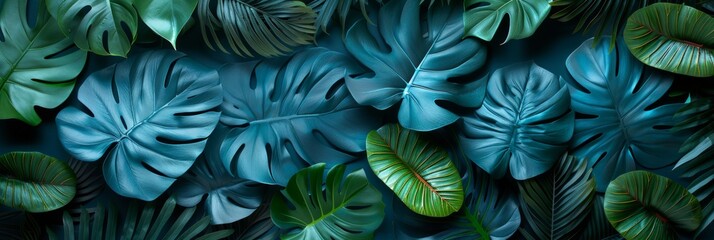Tropical Leaf Texture: A Piece of Abstract Nature Generative AI