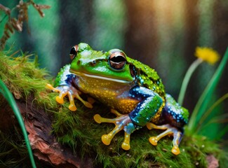 Naklejka premium Poisonous Frog