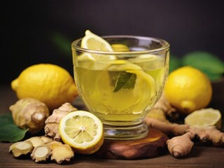 Drink a lemon-ginger medicinal drink to prevent colds