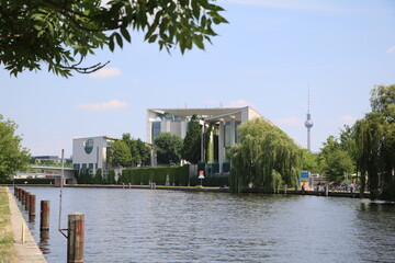 The river Spree in Berlin, Germany - 737495364
