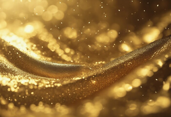 Gold texture used as background Luxurious golden texture or dress material for red carpet
