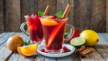 warm mexican ponche navideno a traditional fruit punch for las posadas