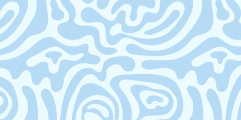 Sierkussen Dieren patronen Abstract background seamless pattern with colorful waves.   © Olga Tsikarishvili