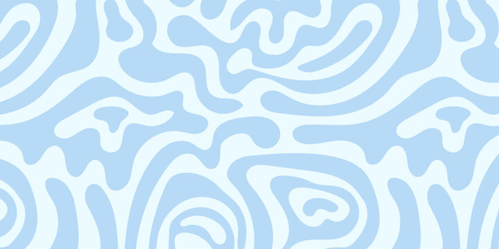 Abstract background seamless pattern with colorful waves. 