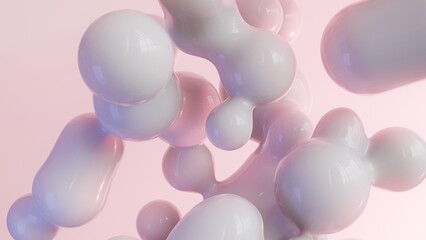 Metaballs
pink and white