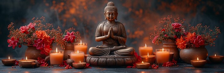 Buddha's Blessings A Serene Meditation Experience Generative AI