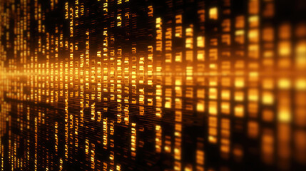 Naklejka premium Digital binary data background