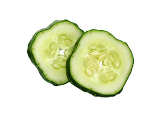 Cucumber slice close up