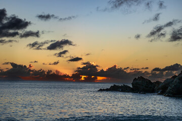 Peaceful beach in Saint Barth&eacute;lemy (St. Barts, St. Barth) Caribbean