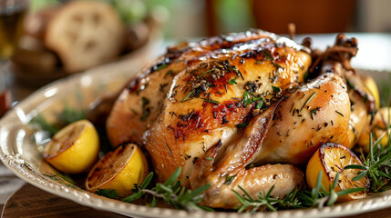 Zesty Lemon and Herb Roasted Chicken Delight Photo