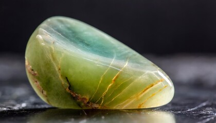 close up of a jade stone
