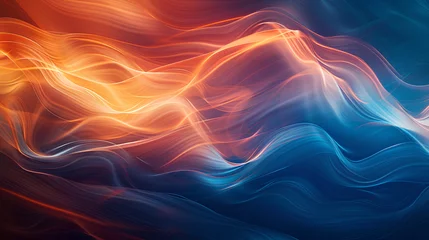 Kissenbezug Abstract dynamic energy wave © XtravaganT