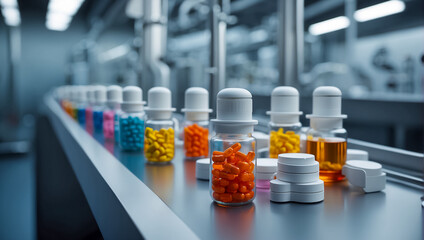 production line, various medicinal tablets and capsules medicament