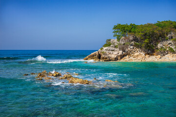 Labadee beach, Haiti, Caribbean Sea