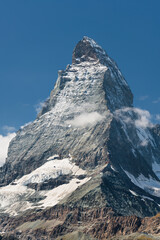Matterhorn Ostwand, Zermatt, Wallis, Schweiz - obrazy, fototapety, plakaty