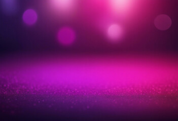 Soft gradient Banner with Smooth Blurred purple magenta black colors Neon purple podium with blurred defocused bokeh background 
