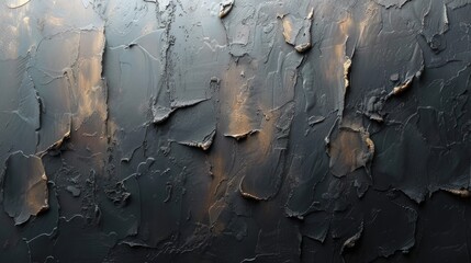a close up of a wall with a lot of paint peeling off of it's sides and peeling off of it's sides.