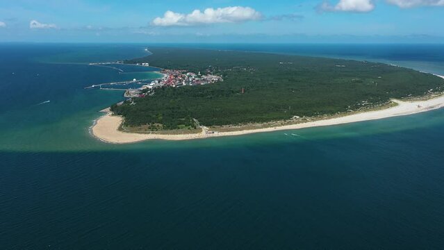 Beautiful Panorama Hel Krajobraz Aerial View Poland