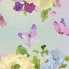 Watercolors and various flowers, chrysanthemums, roses, peonies, butterflies, dragonflies, and birds are beautiful