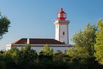 Fototapeta na wymiar Alfanzina Leuchtturm, Algarve, Portugal
